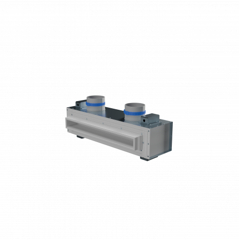 Flexag RA-1-500-25-W щелевой диффузор с КСД под натяжной потолок  