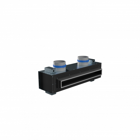 Flexag RA-1-500-25-B щелевой диффузор с КСД под натяжной потолок  