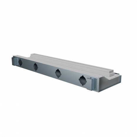 Flexag RAN-1-1000-30-W щелевой диффузор с низкопрофильной КСД под натяжной потолок
