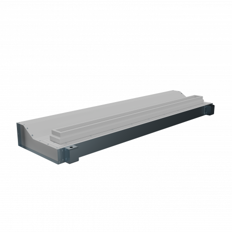 Flexag RAN-1-1000-30-W щелевой диффузор с низкопрофильной КСД под натяжной потолок