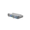 Flexag RAN-1-500-25-W щелевой диффузор с низкопрофильной КСД под натяжной потолок