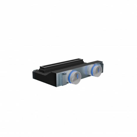 Flexag RAN-1-500-25-B щелевой диффузор с низкопрофильной КСД под натяжной потолок
