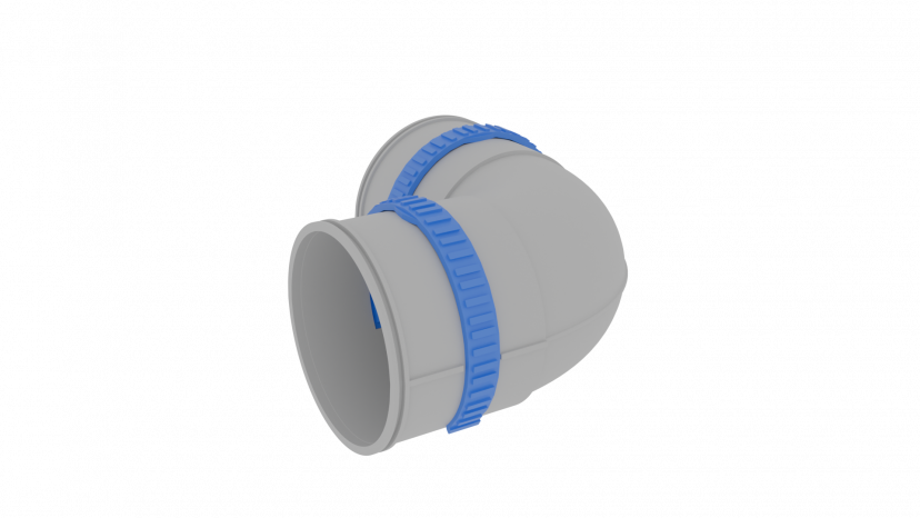 Отвод 90° Flexag FL75-PP90, D75 мм