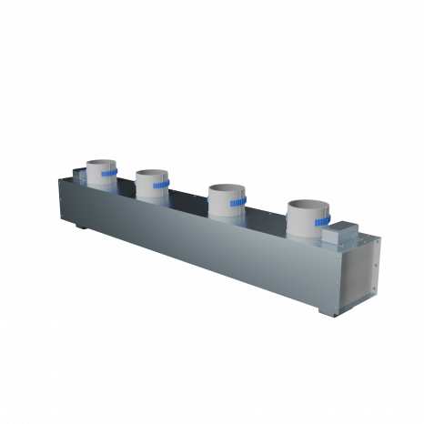 Flexag SH-1-1000-25-W щелевой диффузор с КСД под гипсокартон