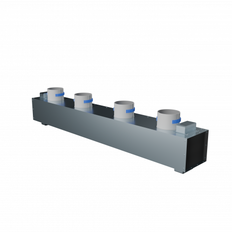 Flexag SH-1-1000-25-B щелевой диффузор с КСД под гипсокартон