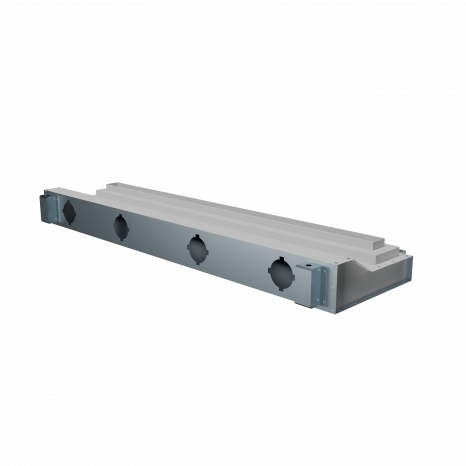 Flexag SHN-1-1000-25-W щелевой диффузор с низкопрофильной КСД под гипсокартон
