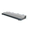 Flexag SHN-1-1000-25-W щелевой диффузор с низкопрофильной КСД под гипсокартон