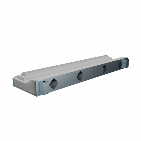 Flexag SHN-1-1000-25-W щелевой диффузор с низкопрофильной КСД под гипсокартон