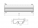 Flexag SHN-1-1000-25-W щелевой диффузор с низкопрофильной КСД под гипсокартон