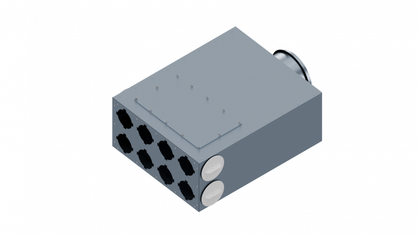 Вентиляционный коллектор Flexag CMP-FLD 160/90x8, D160, на 8/12 выходов FLD