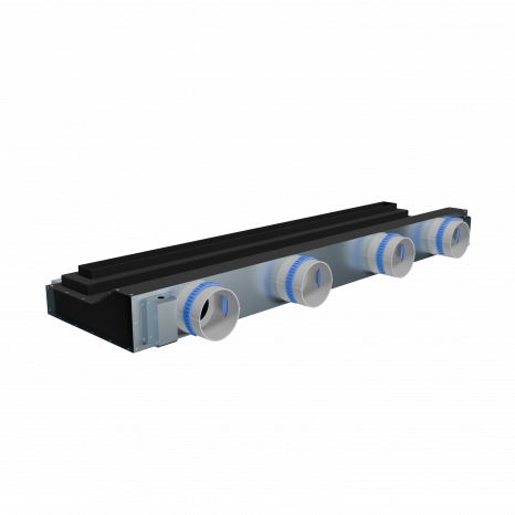 Flexag SHN-1-1000-25-B щелевой диффузор с низкопрофильной КСД под гипсокартон
