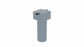 Пленум потолочный Flexag FL-PCP-125/75x1 на 1 выход