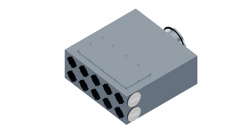 Вентиляционный коллектор Flexag CMP-FLD 200/90x10, D200, на 10/14 выходов FLD