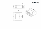 Вентиляционный коллектор Flexag CMP-FLD 200/90x10, D200, на 10/14 выходов FLD