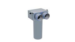 Flexag FL-PCP-125/75x2 пленум вентиляционный потолочный, D125, на 2 выхода FLD