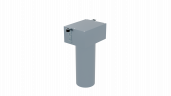 Пленум потолочный Flexag FL-PCP-125/75x2 на 2 выхода FLD