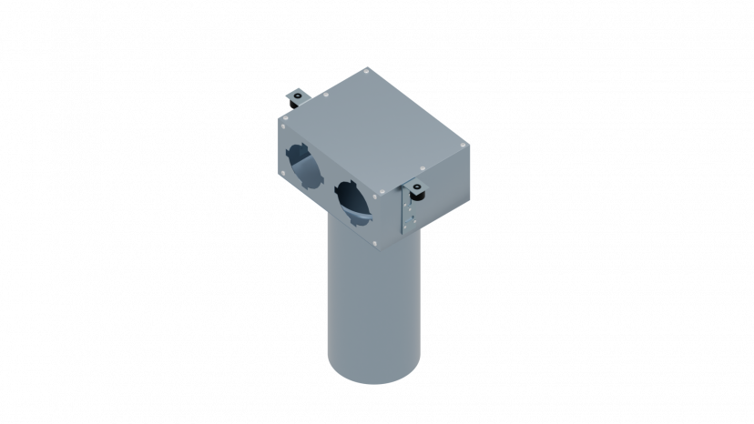 Пленум потолочный Flexag FL-PCP-125/75x2 на 2 выхода FLD