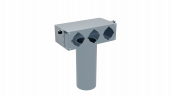 Пленум потолочный Flexag FL-PCP-125/75x3 на 3 выхода FLD