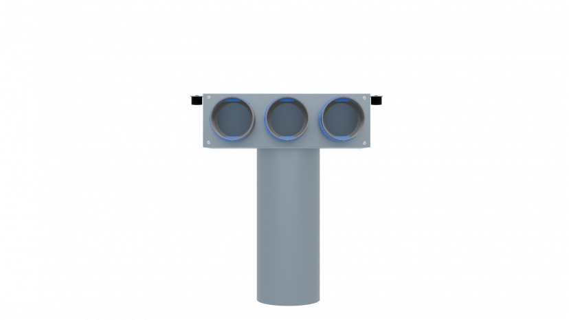 Пленум потолочный Flexag FL-PCP-125/75x3 на 3 выхода FLD