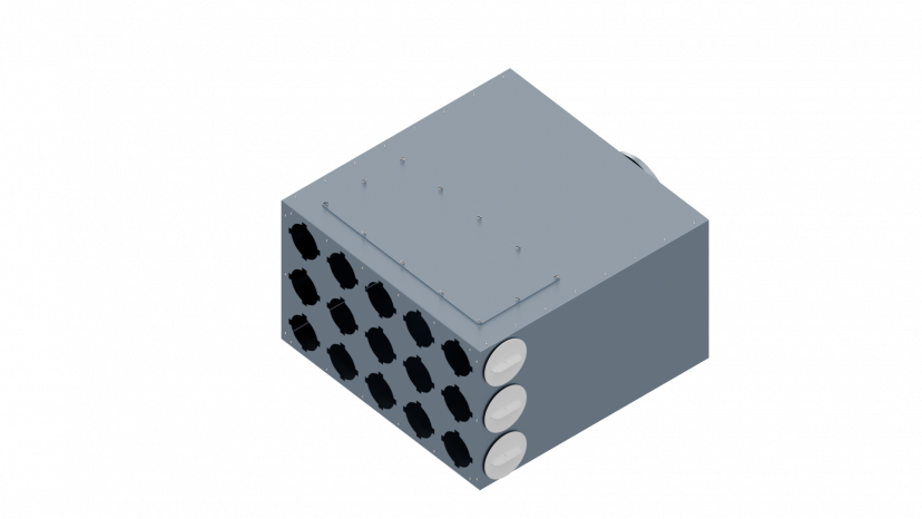 Вентиляционный коллектор Flexag CMP-FLD 200/75x15, D200, на 15/21 выходов FLD
