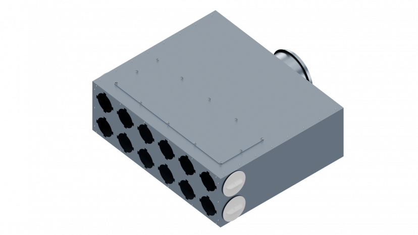 Вентиляционный коллектор Flexag CMP-FLD 200/75x12, D200, на 12/16 выходов FLD