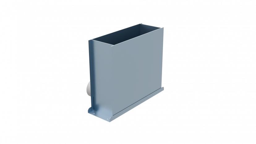 Пленум напольный Flexag FL-PFP-400x100/75x3 на 3 выxода FLD