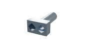 Пленум прямой Flexag FL-PWP-125/75x2 на 2 выхода FLD