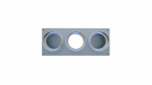 Пленум прямой Flexag FL-PWP-125/75x3 на 3 выхода FLD