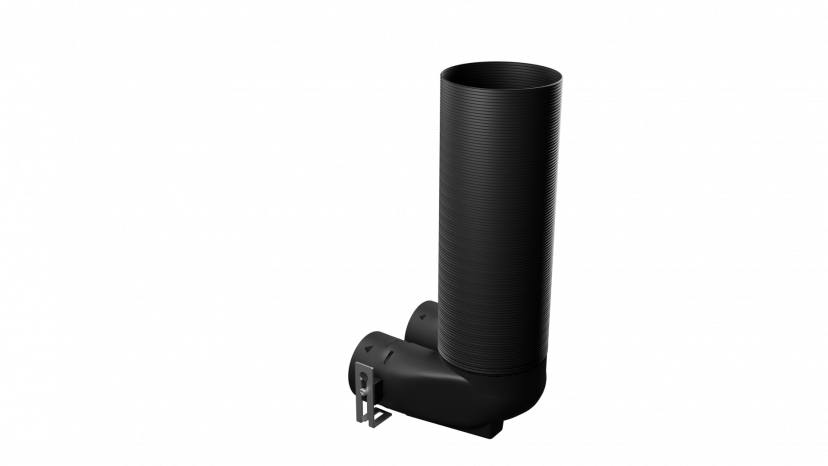 Пленум потолочный Flexag FL-PPP-125/75x2 на 2 выхода