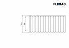 Гибкий воздуховод Flexag FL110-30-S, диаметр 110 мм, круглый, антибактериальный и антистатический, 30 м 