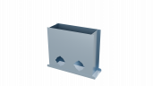 Пленум напольный Flexag FL-PFP-300x100/90x2 на 2 выxода