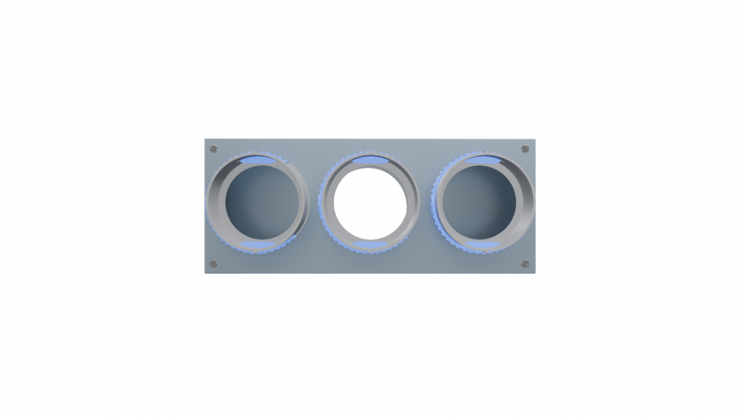 Пленум прямой Flexag FL-PWP-125/90x3 на 3 выхода