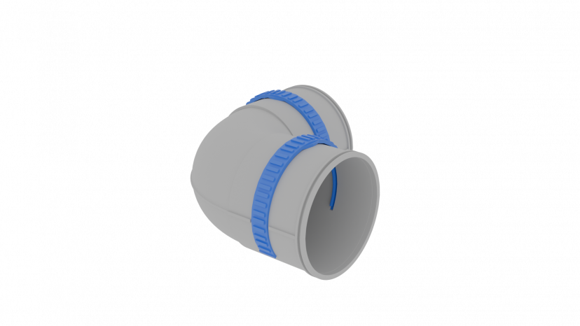 Отвод 90° Flexag FL110-PP90, D110 мм