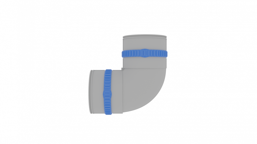 Отвод 90° Flexag FL110-PP90, D110 мм