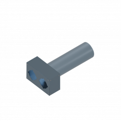 Flexag FL-PWP-125/90x2 пленум вентиляционный прямой, D125, на 2 выxода FLD
