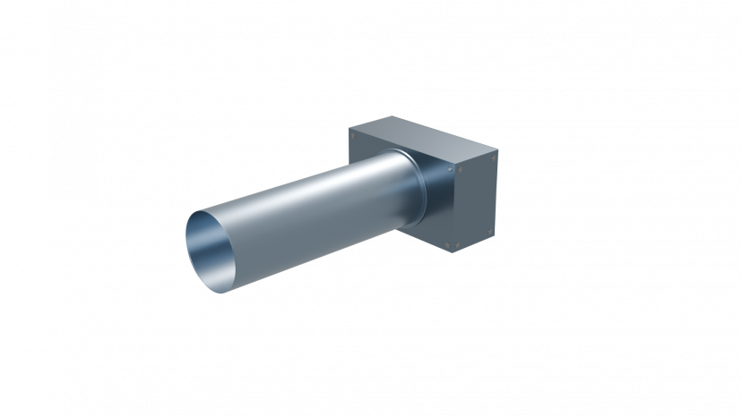 Пленум прямой Flexag FL-PWP-125/90x2 на 2 выхода