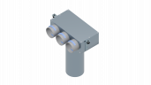 Пленум потолочный Flexag FL-PCP-125/90x3 на 3 выхода