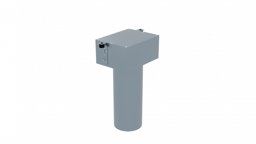 Пленум потолочный Flexag FL-PCP-125/90x2 на 2 выхода