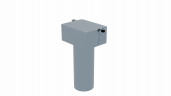 Пленум потолочный Flexag FL-PCP-125/90x2 на 2 выхода