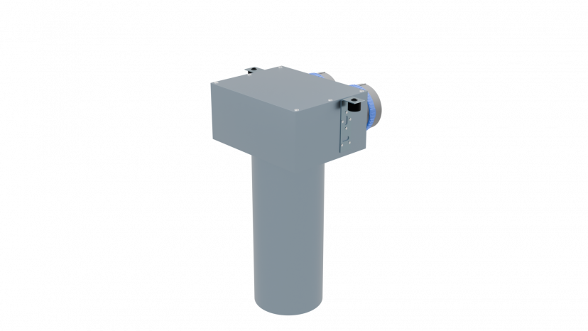 Пленум потолочный Flexag FL-PCP-125/90x2 на 2 выхода