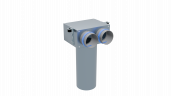 Пленум потолочный Flexag FL-PCP-125/90x2 на 2 выхода