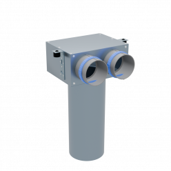 Flexag FL-PCP-125/90x2 пленум вентиляционный потолочный, D125, на 2 выхода FLD