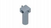 Пленум потолочный Flexag FL-PCP-125/90x1 на 1 выход