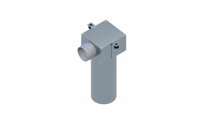 Пленум потолочный Flexag FL-PCP-125/90x1 на 1 выход