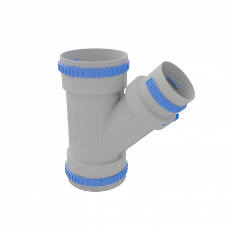 Тройник косой Flexag FL110-FLD75-TR, D110/D75