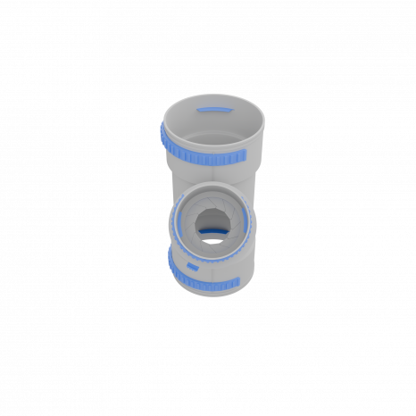 Тройник косой Flexag FL110-FLD75-TR, D110/D75