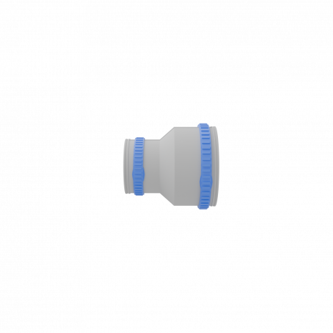 Муфта-переход Flexag FLS110-75 с D110 на D75, цвет серый
