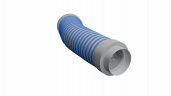 Гибкий шумоглушитель Flexag GL 110/600, D110 мм, длина 600 мм