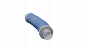 Гибкий шумоглушитель Flexag GL 75/600, D75 мм, длина 600 мм