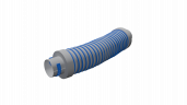 Гибкий шумоглушитель Flexag GL 75/600, D75 мм, длина 600 мм